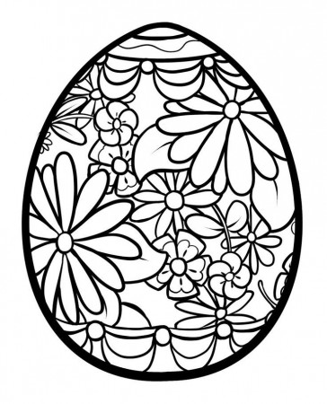 Easter Egg Coloring Pages | 5th grade art ideas