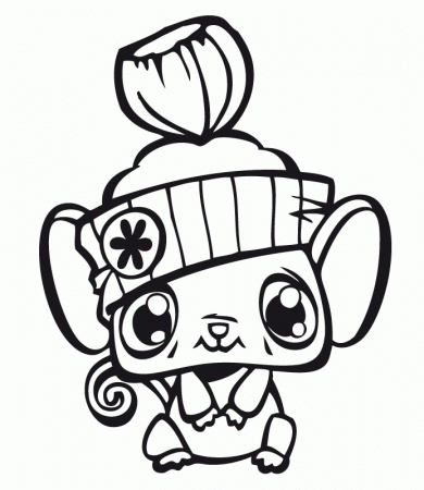 Dibujos para Pintar Colorear. Littlest Pet Shop. Lista.