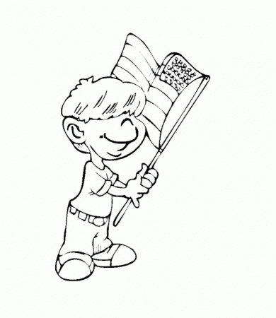 The Kids Happy Memorial Day Coloring Page For Kids - Memorial Day 