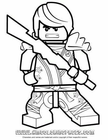 Lego Ninjago Zane Colouring Page | Free Printable Coloring Pages