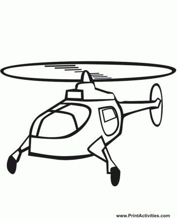 Helicopter Coloring Pages For Kids 156 | Free Printable Coloring Pages