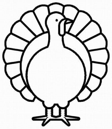 Happy Thanksgiving Turkey Coloring Pages | Clipart Panda - Free 