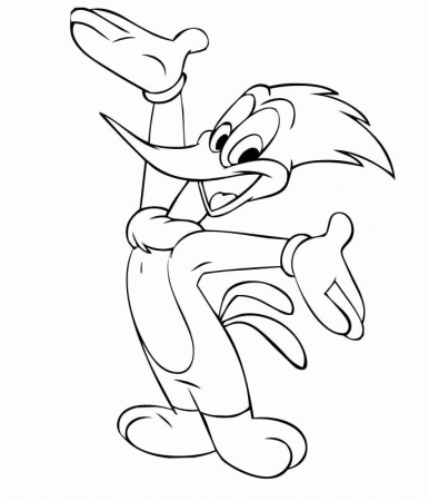 Pix For > Woody Woodpecker Coloring Pages