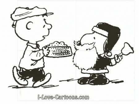 Peanuts Christmas Coloring Pages 150 | Free Printable Coloring Pages