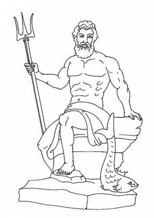 Zeus Vs Hades Art Greek Mythology Coloring Pages