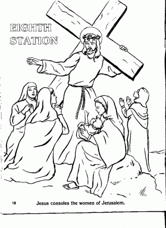 Stations Of The Cross Coloring Pages | Coloring Pages