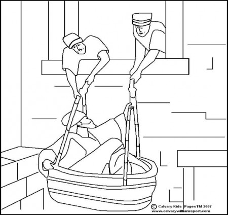 apostle paul in prison Colouring Pages