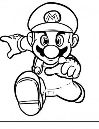 Download Running Mario Bros Coloring Pages Or Print Running Mario 