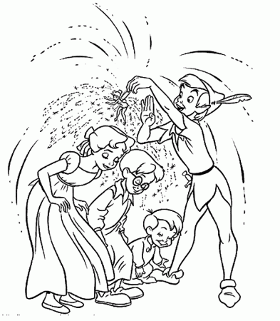 peter pan coloring pages