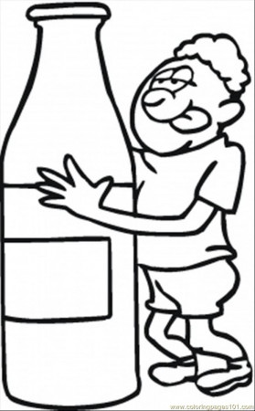 Coloring Pages Thirsty After Long Run (Peoples > Emotions) - free 