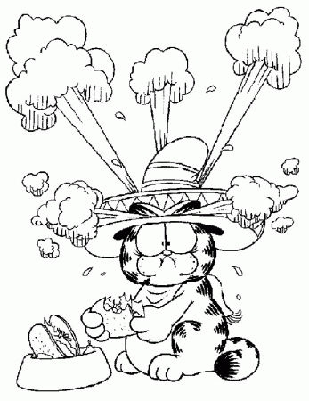 Garfield | Free Printable Coloring Pages – Coloringpagesfun.com