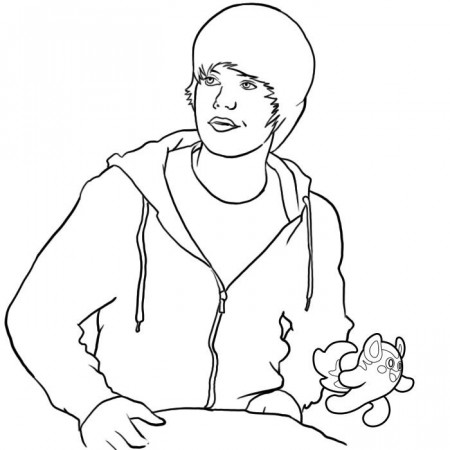 Coloring Pages Justin Bieber 128 | Free Printable Coloring Pages