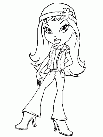Bratz Coloring Pages (4) - Coloring Kids