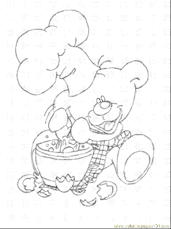 Cookie Coloring Page