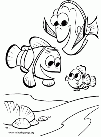 Look! Marlin and Dory just found Nemo! | Disney Coloring Pages | Pint…
