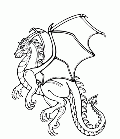 scary-dragons-pictures : Printable Coloring Pages