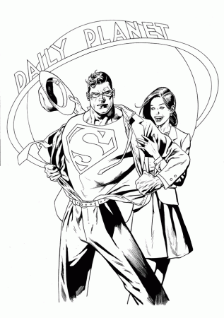 smallville Colouring Pages (page 2)