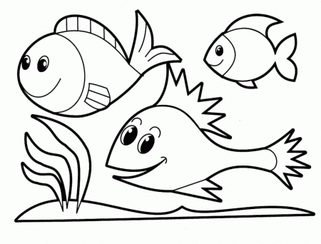 Fish Animals Coloring Pages | HelloColoring.com | Coloring Pages