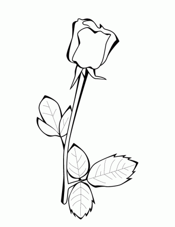 rose abc053 printable coloring in pages for kids - number 1451 online