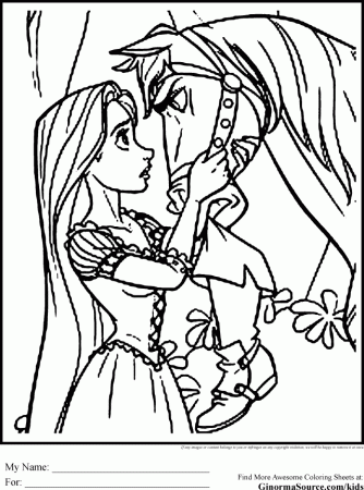Tangled Coloring Pages Maximus Ginorma Kids Id 64804 219938 Disney 
