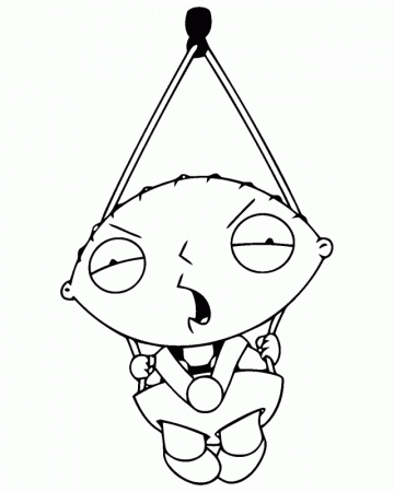 Free Printable Stewie Griffin family guy Coloring Pages For Kids 