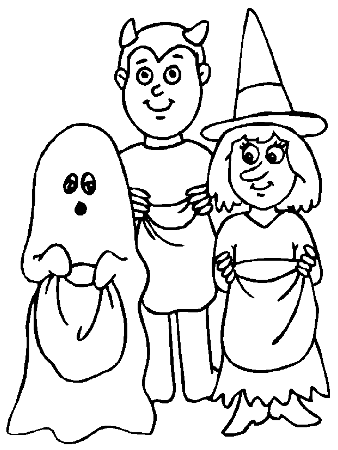 Treater3 Halloween Coloring Pages & Coloring Book