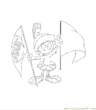 Coloring Pages Marvin The Martian 0009 (6) (Cartoons > Others 