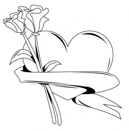 Heart Coloring Pages 92 | Free Printable Coloring Pages