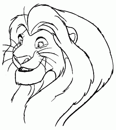 educacion: colorea al rey leon y amigos