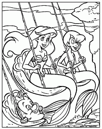 Little Mermaid Coloring Pages