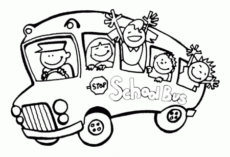 School Bus Coloring Pages - Free Coloring Pages For KidsFree 