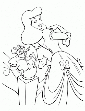 Cinderella coloring page | Coloring Pages