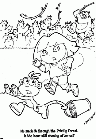 Free Printable Princess Dora coloring pages for kids | coloring pages