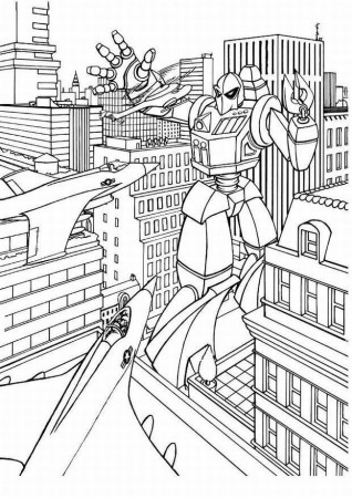 f transformers Colouring Pages