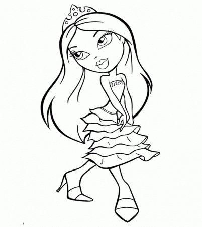 The Bratz Coloring Pages - Free Printable Coloring Pages | Free 