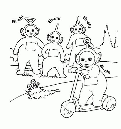 Teletubbies Coloring Pages | Find the Latest News on Teletubbies 