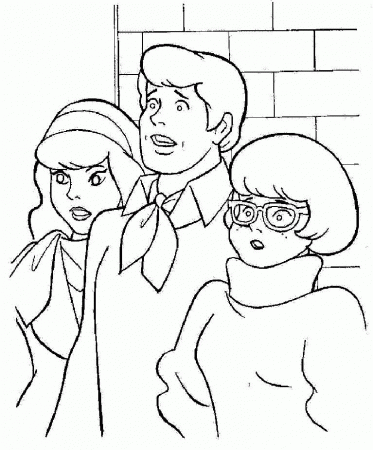 scooby doo-fred Colouring Pages (page 3)