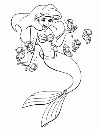 Free Online Disney Princess Colouring Pages