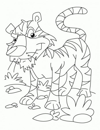 Sumatran tiger coloring pages | Download Free Sumatran tiger 
