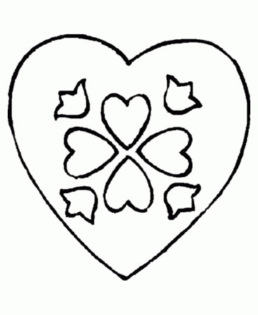 Heart Design Coloring Pages | Coloring Pages For Child | Kids 