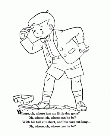 Nursery Rhymes Coloring page | NeedleWork