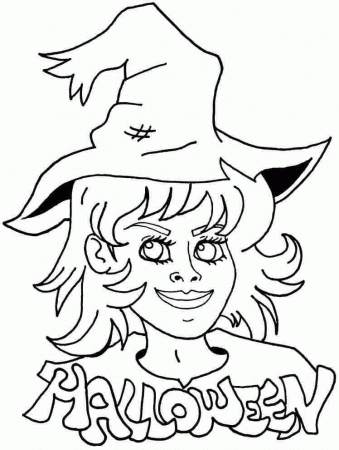 Witch Coloring Pages To Print #