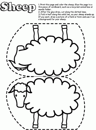 sheep for coloring pages page