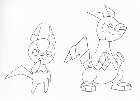 Wallaby and Kangaroo Pokemon by TheBlueFlames on deviantART