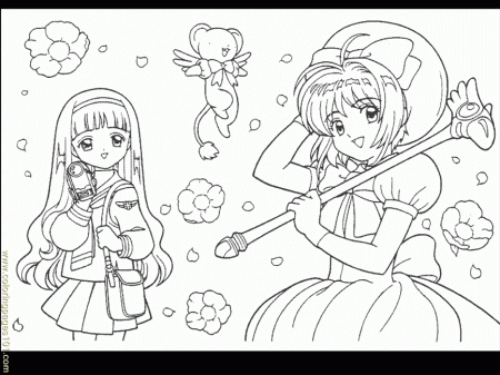 Coloring Pages Card Captors Coloring Pages 51 (Cartoons 