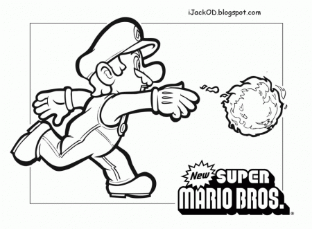 Luigi Coloring Pages Print Baby Mario Funny Quoteko 133666 