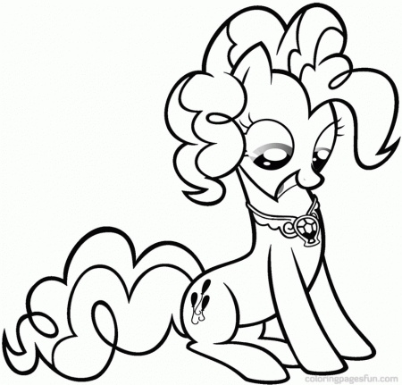 Pinkie Pie Coloring Pages For Kids | Free Printable Coloring Pages 