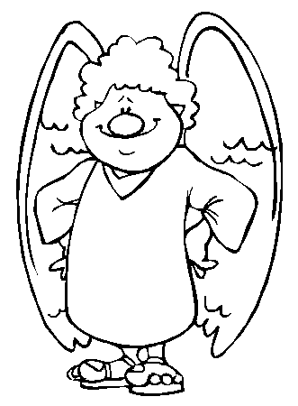 ange Colouring Pages (page 2)