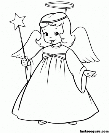 girl played swing coloring pages little