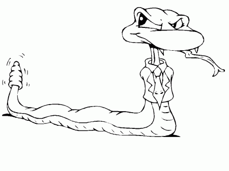 Snakes Coloring Pages